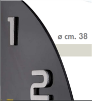 Horloge murales Lowell in Verre 14897NS - 14897NS